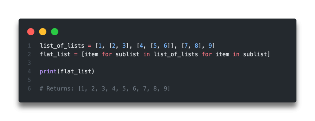 Quick Answer - Python Flatten List of Lists