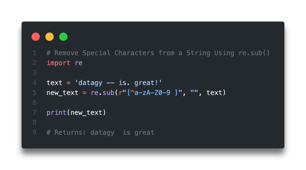 Quick Answer - Python Remove Special Characters from String