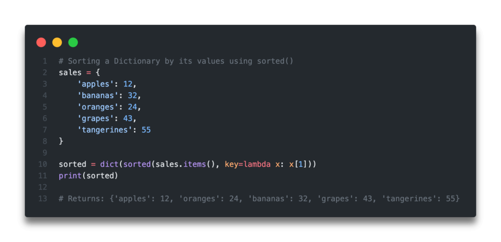 Quick Answer - Python Sort Dictionary by Values