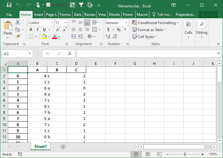 10 - Prevent merging cells when saving Pandas to Excel