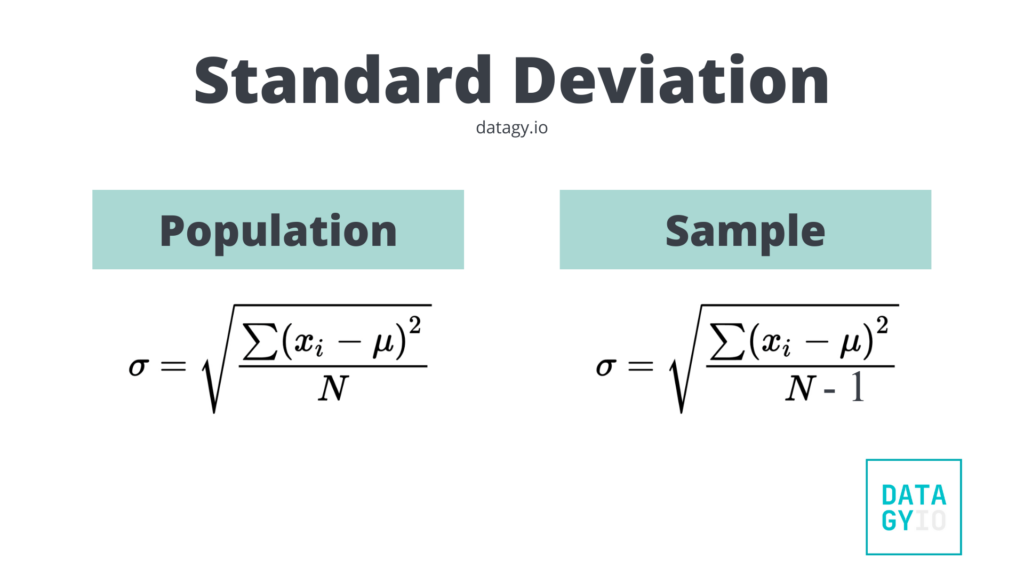 Understanding Standard Deviation Calculations